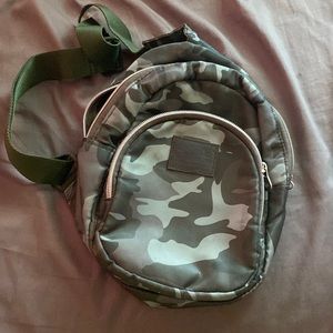 Justice, camo backpack